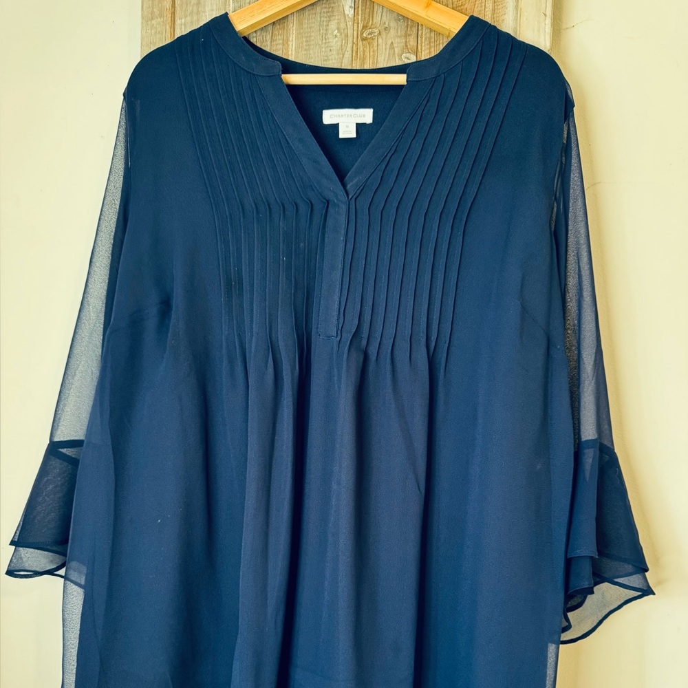 Chico's Navy Blue Women's Top